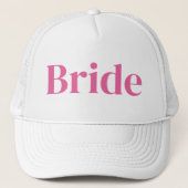 Casquette Chapeau de camionnette de bachelorette rose (Devant)