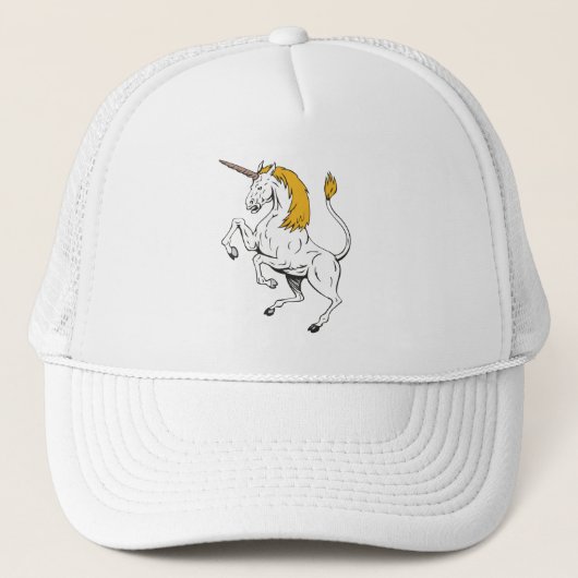 Casquette Chapeau de camionnette de puissance Unicorne (Devant)