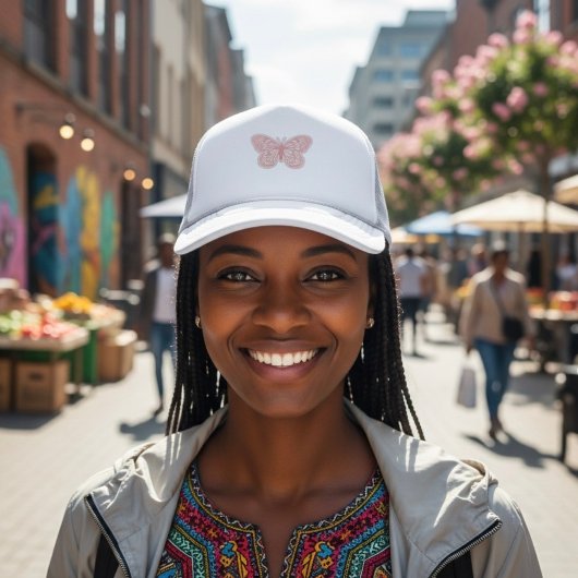 Casquette Chapeau de camionnette papillon