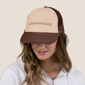 Casquette Chapeau de camionneur brun Sandbagger (En situation)