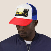 Casquette chapeau de camionneur classique #swimmableCA (En situation)