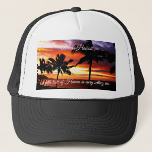 Casquette Chapeau de camionneur de couchers de soleil de pla