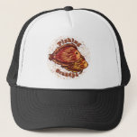 Casquette Chapeau de camionneur de grand-père de pêche<br><div class="desc">Chapeau de camionneur de grand-père de pêche,  vêtements de grand-père de pêche,  t-shirts de grand-père,  cadeaux de grand-père par ArtMuvz Illustration. T-shirt de pêche,  vêtements et cadeaux pour grand-père,  cadeaux de Fête des pères et vêtements.</div>