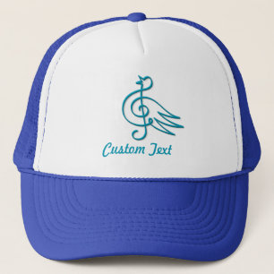 Casquette Chapeau de camionneur de musique d'oiseau bleu
