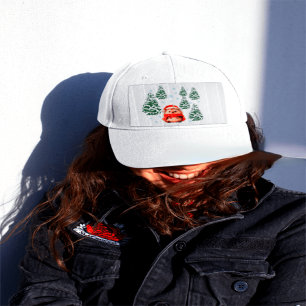 Casquette Chapeau de camionneur de Noël en hérisson de la fo