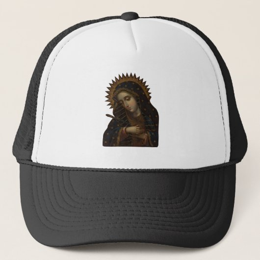Casquette Chapeau de camionneur de Virgin Mary (Devant)