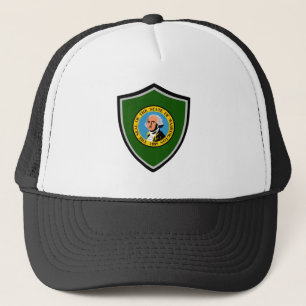 Casquette Chapeau de camionneur du pavillon Washington