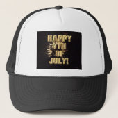 Casquette Chapeau de camionneur Fireworks 10 4 juillet (Devant)