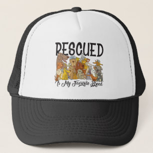 Casquette Chapeau de camionneur Ma race préférée sauvée