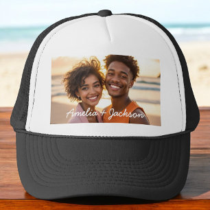 Casquette Chapeau de camionneur personnalisable avec texte e