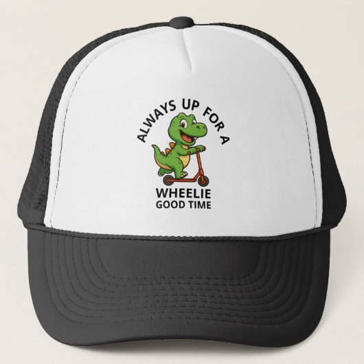 Casquette Chapeau de dinosaure vert mignon (Devant)