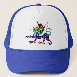 Casquette Chapeau de dragon métallique tribal