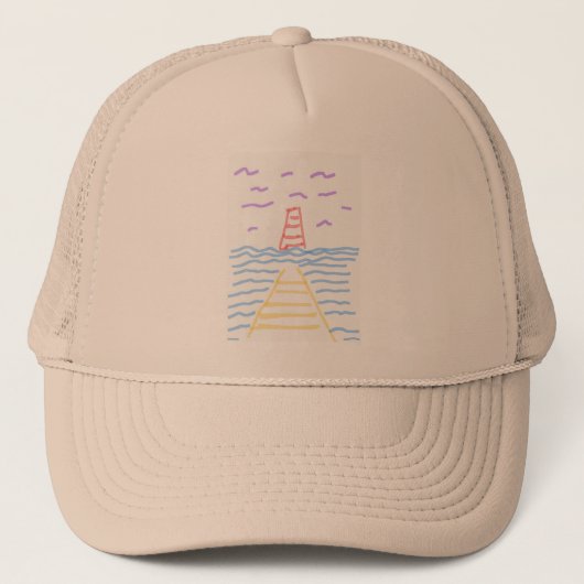 Casquette Chapeau de jetée et de phare (Devant)