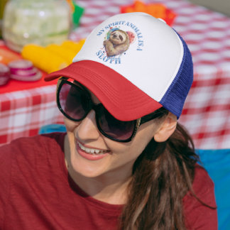 Casquette Chapeau de remorqueur Sloth Spirit Animal