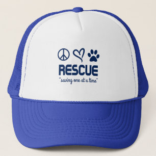 Casquette Chapeau de secours "Sauver un à la fois" (bleu)