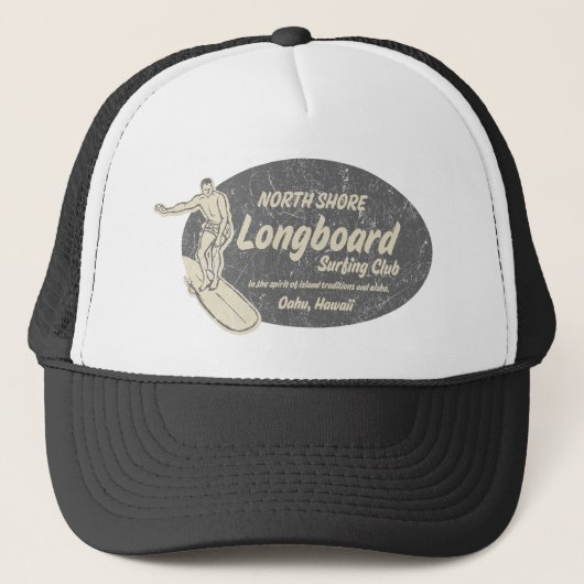 Casquette Chapeau de Trucker Club Surf (Devant)