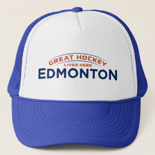 Casquette Chapeau de Trucker Edmonton de grand hockey