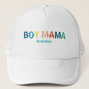 Casquette Chapeau de Trucker scénarisé de garçon coloré Mama