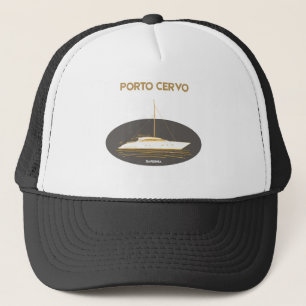 Casquette Chapeau de yacht élégant Porto Cervo Sardaigne