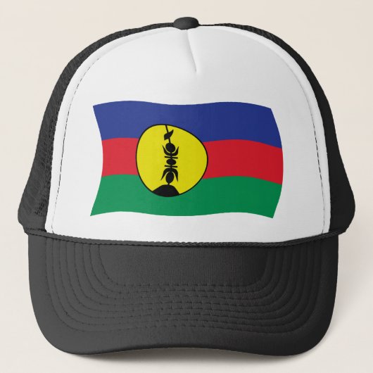 Casquette Chapeau Drapeau du peuple kanak (Devant)