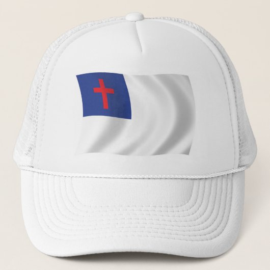 Casquette Chapeau Drapeau Religion Chrétienne (Devant)