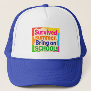 Casquette Chapeau drôle de rentrée scolaire – "J'ai survécu