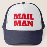 Casquette Chapeau du camionneur de costume MailMan<br><div class="desc">Chapeau de camionneur de costume MailMan. Des accessoires amusants pour la fête ou l'événement.</div>