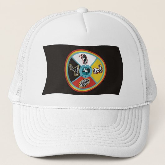 Casquette Chapeau du drapeau de la tribu de Sault Ste. Marie (Devant)