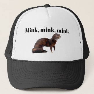 Casquette Chapeau en vison, vison, vison