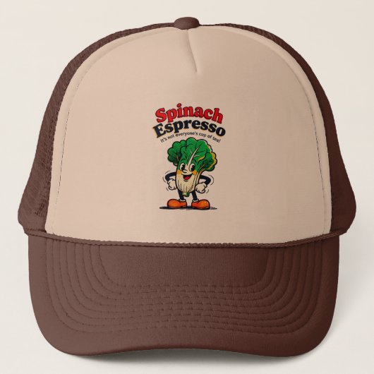 Casquette Chapeau Expresso Épinard (Devant)