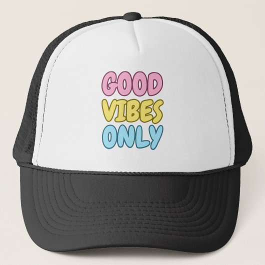 Casquette Chapeau Good Vibes Only  (Devant)