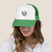 Casquette Chapeau Graphique Élégant (En situation)
