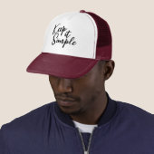 Casquette Chapeau moderne  (En situation)