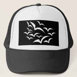 Casquette Chapeau nuages enfants chauve-souris blanches