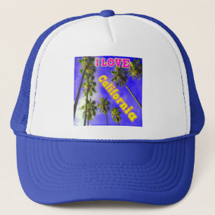 Casquette Chapeau "Palm Sky: J'AIME California 1"