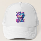 Casquette Chapeau Papillon Chrome Bébé Y2K (Devant)