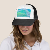 Casquette Chapeau Surf Blue Ocean Wave (En situation)