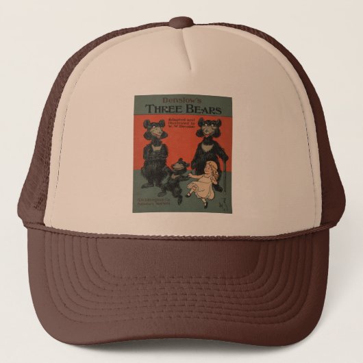 Casquette Chapeau Trucker À Trois Ours (Devant)