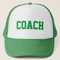 Chapeau Trucker COACH {Green}