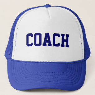 Casquette Chapeau Trucker COACH {Royal Blue}