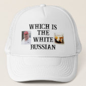 Casquette Chapeau Trump/White russe Trucker (Devant)