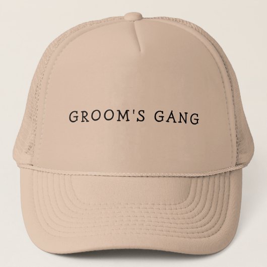 CASQUETTE CHAPEAU TUCKER DE GARÇON D'HONNEUR POUR ENTERREMEN (Devant)