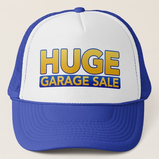 Casquette Chapeau "Vente de Garage Énorme" (Devant)