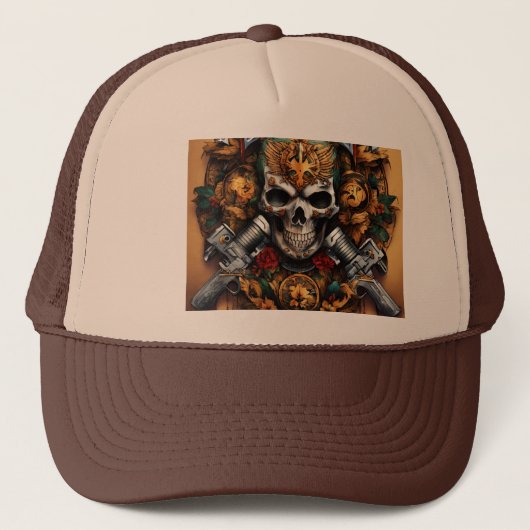 Casquette Chapeaux de baseball et de camion (Devant)