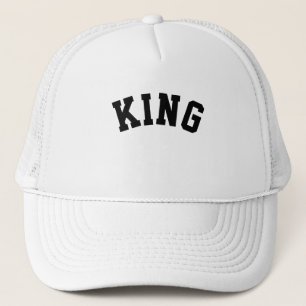 Casquette Chapeaux de camionnette blanc personnalisées King 