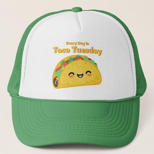 Casquette Chaque jour est mardi Taco (Devant)