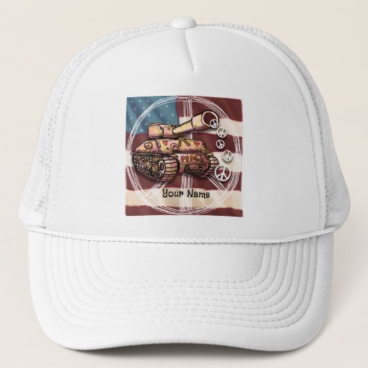 Casquette Char de paix USA (Devant)