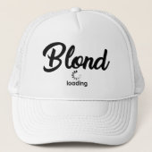 CASQUETTE CHARGEMENT BLONDE (Devant)