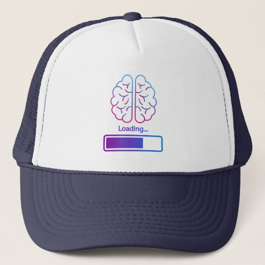 Casquette chargement du cerveau (Devant)