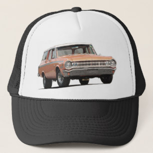 Casquette Chariot de station de Dodge de l'orange 1964